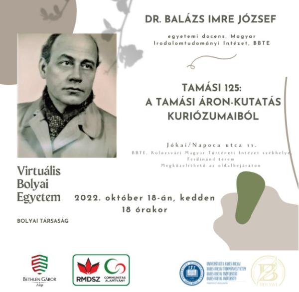  Tamási 125: a Tamási Áron-kutatás kuriózumaiból - Balázs Imre József