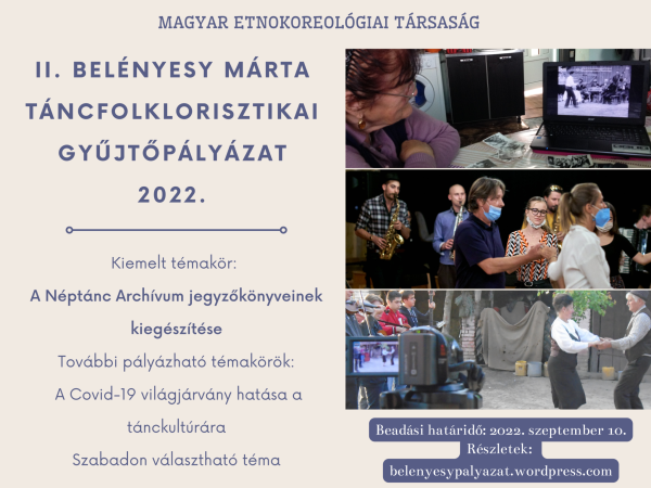 II. Belényesy Márta Táncfolklorisztikai Gyűjtőpályázat II. Belényesy Márta Táncfolklorisztikai Gyűjtőpályázat